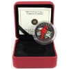Image 1 : 2008 25-cent Birds of Canada - Northern Cardinal Coin w/ Selective Colour