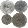 Image 2 : Lot of 4x Electrotype Medals for Display w/ Mounting Posts on Rear. 4pcs