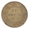Image 2 : Newfoundland 50-cent 1870 CCCS VF30 (Cleaned, Marks)