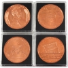 Image 1 : 4x 1oz 2012 & 2013 .999 Fine Copper Rounds. 4pcs.