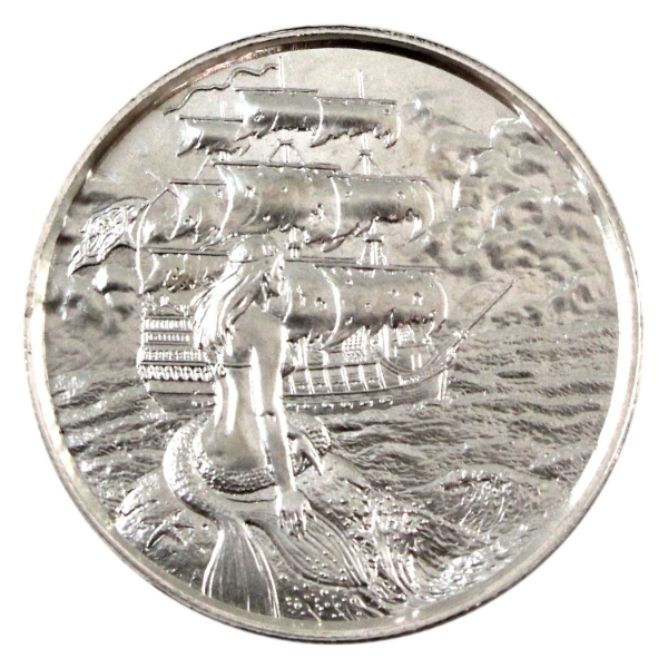2oz Elemental Privateer Series No Prey No Pay Mermaid .999 Silver Round (Tax Exempt)