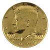 Image 1 : USA 1977 Half Dollar w/ Gold Plating BU