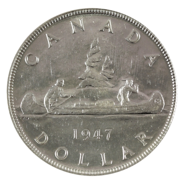Silver $1 1947 Dot Pointed 7 BU