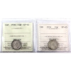 Image 1 : 10-cent 1930 EF40 & 1931 EF45 ICCS. 2pcs. 