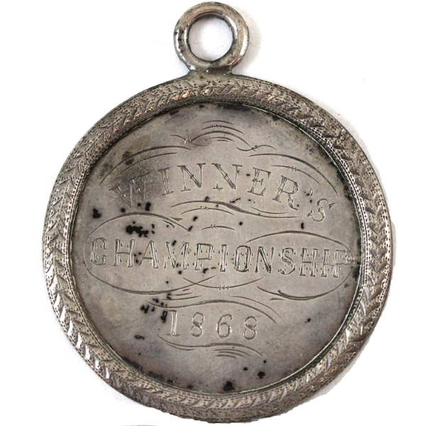 Hellmuth College London, Ont 1868 'Winner's Championship' Silver Medal
