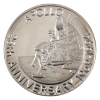 Image 1 : 1oz Turks and Caicos 1993 20 Crowns 25th Ann. of Apollo II Moon Landing (1969-1994) Tax Exempt