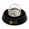 Image 1 : 2022 $50 Holiday Splendour Fine Silver Sculpture Coin