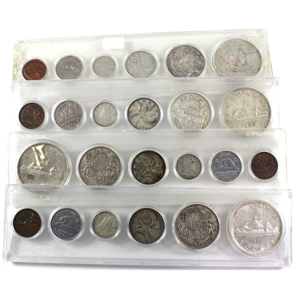 1949-1952 Year Sets. 4pcs.