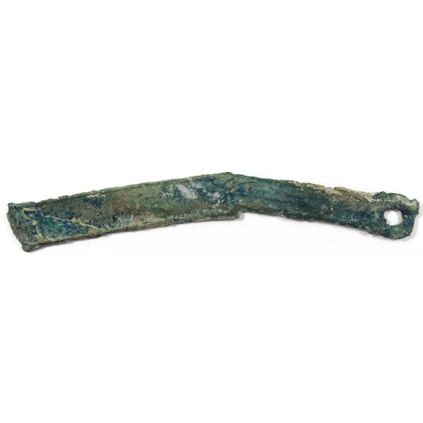 China 3rd Century BC Ancient Bronze Knife Money in Plastic Case