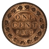 Image 1 : 1-cent 1887 BU Red & Brown