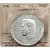 Image 1 : Silver $1 1945 ICCS MS60