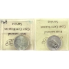 Image 2 : 25-cent 1965 & 1967 ICCS MS66. 2pcs