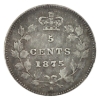 Image 2 : 5-cent 1875H Large Date ICCS VF20
