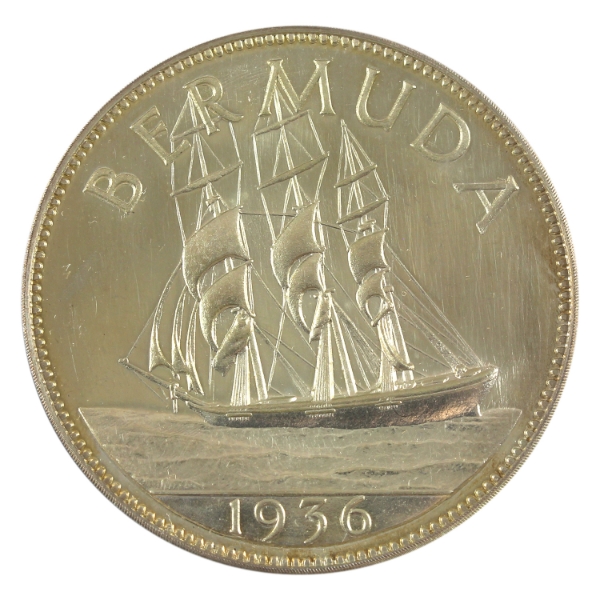 Bermuda Silver 1936 Edward VIII Fantasy Crown