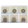 Image 1 : $2 2014-2016 ICCS MS65. 6pcs.