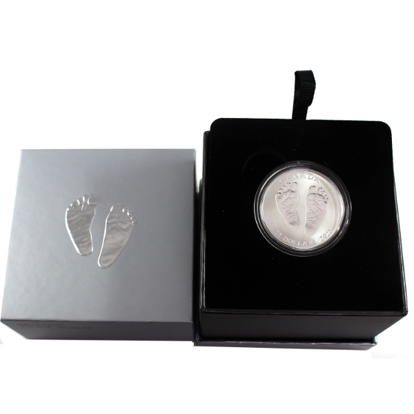 2025 $10 Welcome to the World Baby Feet 1/2oz .9999 Fine Silver Coin (Tax Exempt)