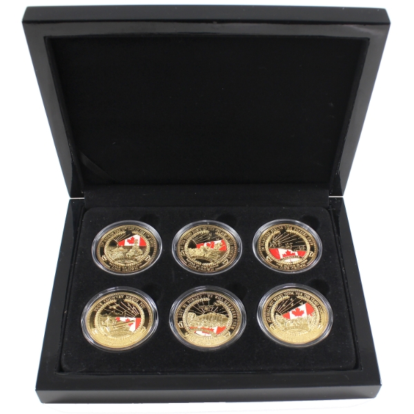 Tristan da Cunha 2014 The Ode of Remembrance Commemorative Coin Collection Gold Plated