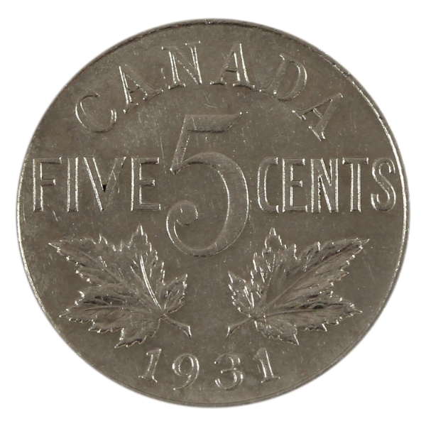 5-cent 1931 UNC+