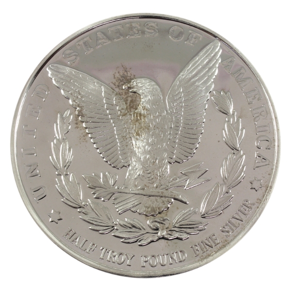 USA Silver Half Troy Pound Replica Morgan Dollar .999 Fine Silver (Tax Exempt)