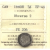 Image 1 : 5-cent 1880H Obverse 2 ICCS EF40