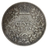 Image 2 : New Brunswick 20-cent 1862 ICCS VF30