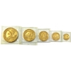Image 1 : China Gold 1987 Panda .999 Fine Fractional 5-coin Set (Tax Exempt)