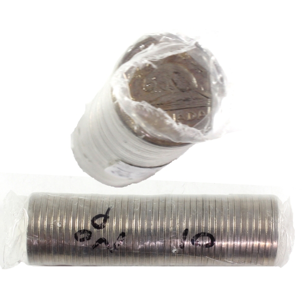 5-cent 2001 No P Original Wrap Roll of 40pcs. 