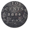 Image 3 : 10-cent 1886 Small 6, Obverse 5 ICCS VF30 (Corr)
