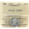 Image 1 : 10-cent 1966 ICCS PL67 Heavy Cameo