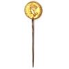 Image 1 : USA 1889 Gold Dollar on 10K Gold Straight Pin