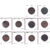 USA 1-cent 1828-1850 Bulk Collection in 10-Pocket Sheet. 10pcs. 