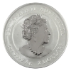 Image 2 : 2oz Australia 2023 $2 Year of the Rabbit .9999 Fine Silver Coin (Tax Exempt)