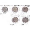 Image 1 : Group Lot of Germany Silver 1937-1939 2 Mark VF to AU. 5pcs.