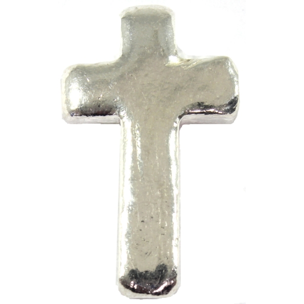 1oz Yeager's Poured Silver Cross .999 Silver Shaped Bar (Tax Exempt)