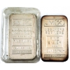 Image 1 : 2x 1oz Johnson Matthey TD Bank & Blank Back .999 Fine Silver Bars. 2pcs. (Tax Exempt)