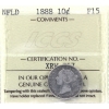 Image 1 : Newfoundland 10-cent 1888 ICCS F15