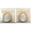 Image 1 : Silver $1 1935 & 1936 ICCS MS64. 2pcs.
