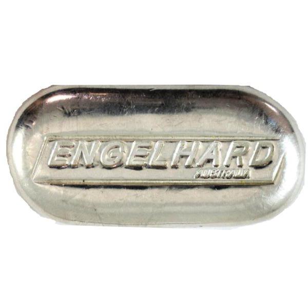 2oz Engelhard Australia .999+ Silver Modern Poured Bar (Tax Exempt)