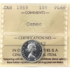 Image 1 : 10-cent 1959 ICCS PL66 Cameo