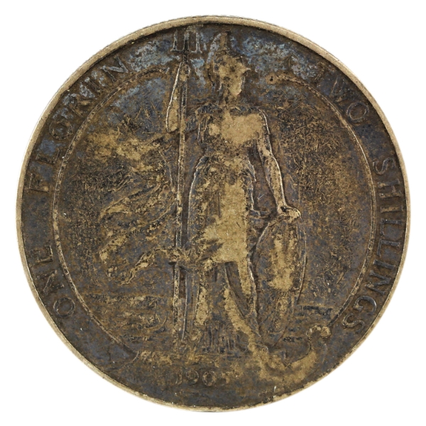 Great Britain Silver 1905 Florin F-VF