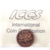 Image 2 : 1-cent 1959 ICCS PL66 Heavy Cameo; Red 
