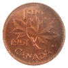 Image 3 : 1-cent 1951 ICCS MS65 Red