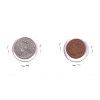 Image 2 : 1-cent VF30 & 5-cent 1925. 2pcs.