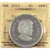 Image 3 : 2012 $1 Calgary Stampede Centennial S.E. Proof Silver Dollar ICCS PF67 (Tax Exempt)