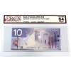 Image 1 : RADAR BC-68b-N1-iii 2005 $10 3 Digit RADAR BCS CUNC64 Original Jenkins-Carney, Printed in 2008 