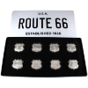 Image 1 : USA Icons of Route 66 8-Coin .999 Fine Silver Set In Collectible Tin (Tax Exempt)