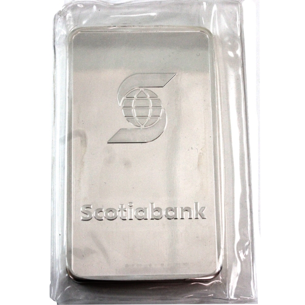 10oz Scotiabank .999 Fine Silver Bar (Tax Exempt)