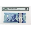 Image 1 : BC-69b 2013 $5 PMG Superb GEM UNC67 EPQ Macklem-Poloz SN:HBR6209032