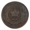 Image 1 : New Brunswick 1/2-cent 1861 EF-AU