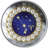 Image 11 : 2019 $5 Zodiac 12-Coin .9999 Fine Silver Set in Decorative Box. (Tax Exempt)